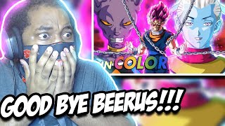 ULTRA Vegito Kills Beerus In Front Of Whis COLOR REACTION [upl. by Kinzer]