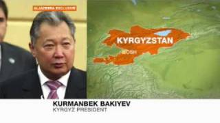 EXCLUSIVE Interview with Kurmanbek Bakiyev Kyrgyzstans president [upl. by Alger671]