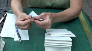 Bookbinding tutorial part 1 [upl. by Nelia]