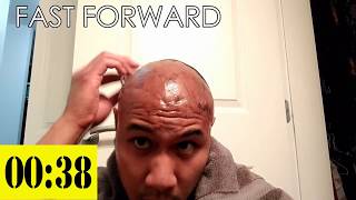 Fastest Head Shave using the OmniShaver [upl. by Narton809]