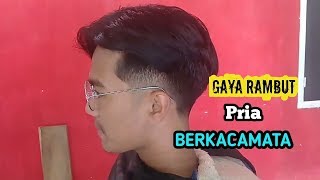 Gaya rambut pria berkacamata💈✂ HITS CUTS💈✂ [upl. by Merl]