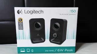 Logitech Z150 unboxing and quick look [upl. by Naima]