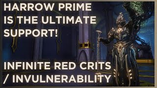 Bless the Battlefield as Harrow Prime  Warframe Steel Path Build [upl. by Eimat]