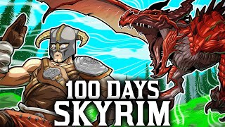 I Spent 100 Days In Skyrim Legendary Survival Heres What Happened [upl. by Carolina440]