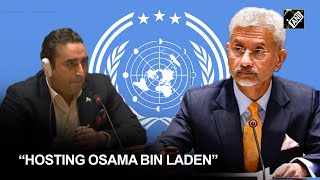 “Hosting Osama Bin Laden” Jaishankar’s sharp response to Pak’s Bhutto after ‘Kashmir remark’ in UN [upl. by Aicilyt]