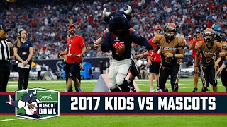 2017 Kids vs Mascots Football  QUADRUPLE REVERSE FOR THE WIN [upl. by Enirehs866]