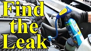 How to Find AC Leaks in Your Car UV Dye [upl. by Ellery263]