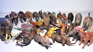 My Prehistoric Animals Collection  Woolly Mammoth Smilodon Daeodon Moropus Deinotherium [upl. by Christos]