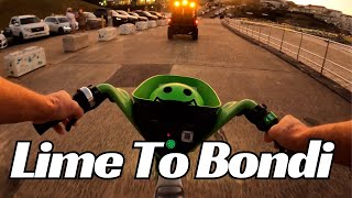 BONDI EARLY MORNING ADVENTURES PART 1 LIME BIKE JOURNEY [upl. by Tempest]