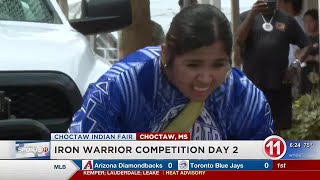 Choctaw Indian Fair quotIron Warriorquot competition [upl. by Laban]