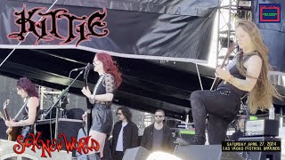 Kittie Live 4272024 Sick New World Festival Las VegasNV 60fps FRONT ROW [upl. by Georgena]