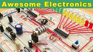 10 Cool Electronic Projects on Breadboard [upl. by Blaise]