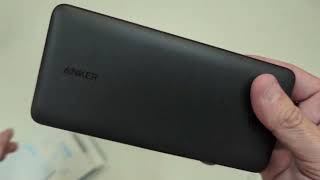 Anker USB C Power Bank PowerCore Essential 20000 PD Review [upl. by Enitsua462]