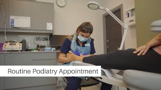 A routine podiatry appointment at Flawless Feet London [upl. by Babara]