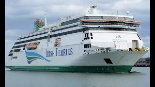 Travel London uk to Ireland via car and Irish Ferry Pembroke to Rosslare [upl. by Aiello167]