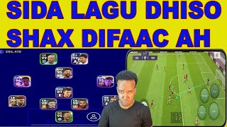 Sida lagu Dhiso Shax Adag oo Difaac ah qadka dhexe elmitech efootball2024 shax [upl. by Nikolos]