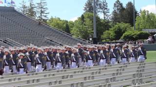 2017 West Point Graduation Cadets Enter South Side 0181 [upl. by Sinai]