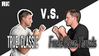 Battle of the Basic Tees True Classic vs Fresh Clean Threads [upl. by Ieppet]