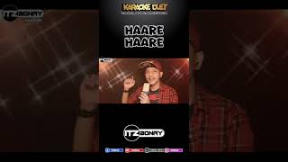 Haare Haare Karaoke Duet India smule coversong parodilaguindia karaoke karaokeindia shorts [upl. by Janos]