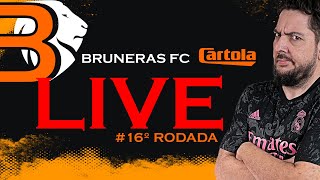 LIVE CARTOLA FC  16° RODADA  BRUNERAS FC [upl. by Okoyk]