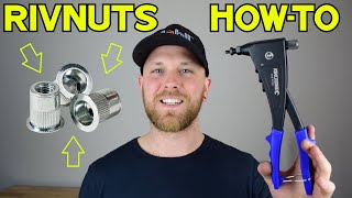 How To Install RIVNUTS  FULL DIY TUTORIAL  How To Install Nutserts amp Nutrivets using RIVNUT GUN [upl. by Drabeck]