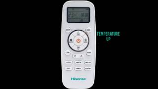 How to Use Hisense AC Remote  StepbyStep Guide [upl. by Sherye]