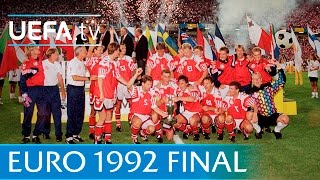 Denmark v Germany UEFA EURO 92 final highlights [upl. by Twelve547]