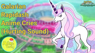 Galarian Rapidash Anime Cry Hurting Sound [upl. by Swithbert]