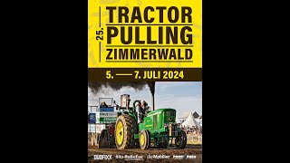 Tractor Pulling Zimmerwald 2024  live [upl. by Eedissac]