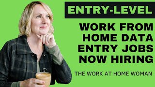 EntryLevel WFH Data Entry Jobs Now Hiring [upl. by Bellina840]