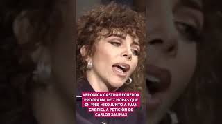 VERÓNICA CASTRO HABLA SOBRE JUAN GABRIEL Y LA NOCHE QUE HICIERON OLVIDAR EL FRAUDE ELECTORAL DEL PRI [upl. by Euqinahs55]