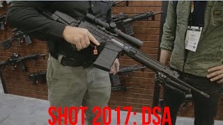 DSA Modernized FALs and a new SCARtype FAL Folding Stock  SHOT 2017 [upl. by Mina]