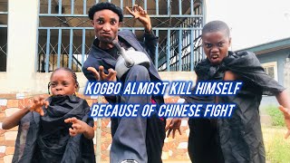 Kogbo almost kill himself because of Chinese fight viralcomedy funny nijacomedy comedy [upl. by Rufford]