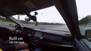 BMW 530d F10 Stage 3 Acceleration 100200 [upl. by Haodnanehs45]