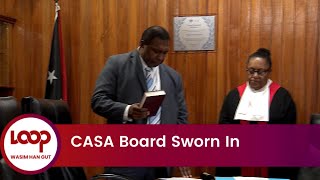 CASA Board Sworn In [upl. by Repsaj]