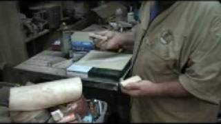 Prepping Corian for Turning [upl. by Lorrin671]