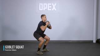 Goblet Squat  OPEX Exercise Library [upl. by Leola]