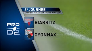 J3 PRO D2  BIARRITZ vs OYONNAX  Le match en bref [upl. by Kosse]