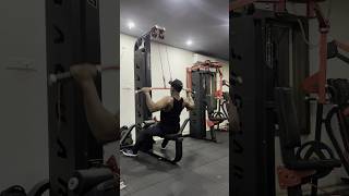 Lat pull down exercise 1year body transformation back 1yeartransformation beginners gymworkout [upl. by Brittne]