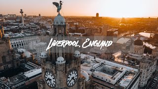 LIVERPOOL  England by Drone in 4K  DJI Mavic Air 2 [upl. by Pulcheria]