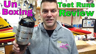 RC TURBINE ENGINE  SWIWIN SW170B  Unboxing Test Runs and Review [upl. by Noyart]