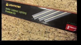 Lightkiwi Under Cabinet LED Lights Installation and Review [upl. by Hadihahs236]