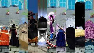 One Piece Pirate Warriors 3 amp 4  All Warlords Complete Moveset [upl. by Sitnerp684]