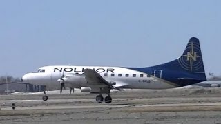 Convair CV580 Landing [upl. by Eivets]