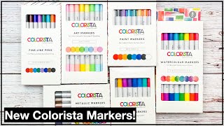 New Spectrum Noir Colorista Markers Unboxing Swatching amp Inspiration [upl. by Eillil]