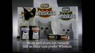 1989 Crave Whiskas quotIts no ordinary cat foodquot TV Commercial [upl. by Asilrac360]