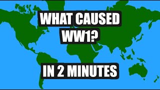 What Caused WW1  In 2 minutes [upl. by Mw]