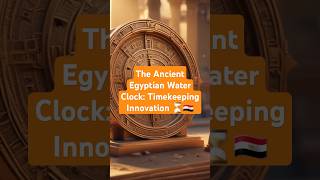 The Ancient Egyptian Water Clock Timekeeping Innovation ⏳🇪🇬 didyouknow facts history [upl. by Ayot]