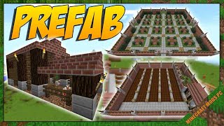 Prefab Mod 116511521122 Download  How to install it for Minecraft PC [upl. by Anelegna]