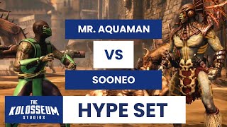 MR AQUAMAN COMPETES IN HIS OWN TOURNAMENT  Kolosseum Season 2 Mortal Kombat X Hype Set [upl. by Land]